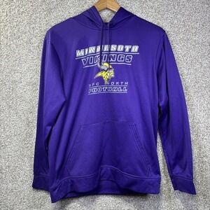 Minnesota Vikings Sweatshirt Mens Medium Purple NFL Football NFL Team Apparel